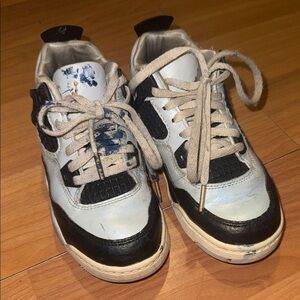 Jordan Kids' Black and White Sneakers